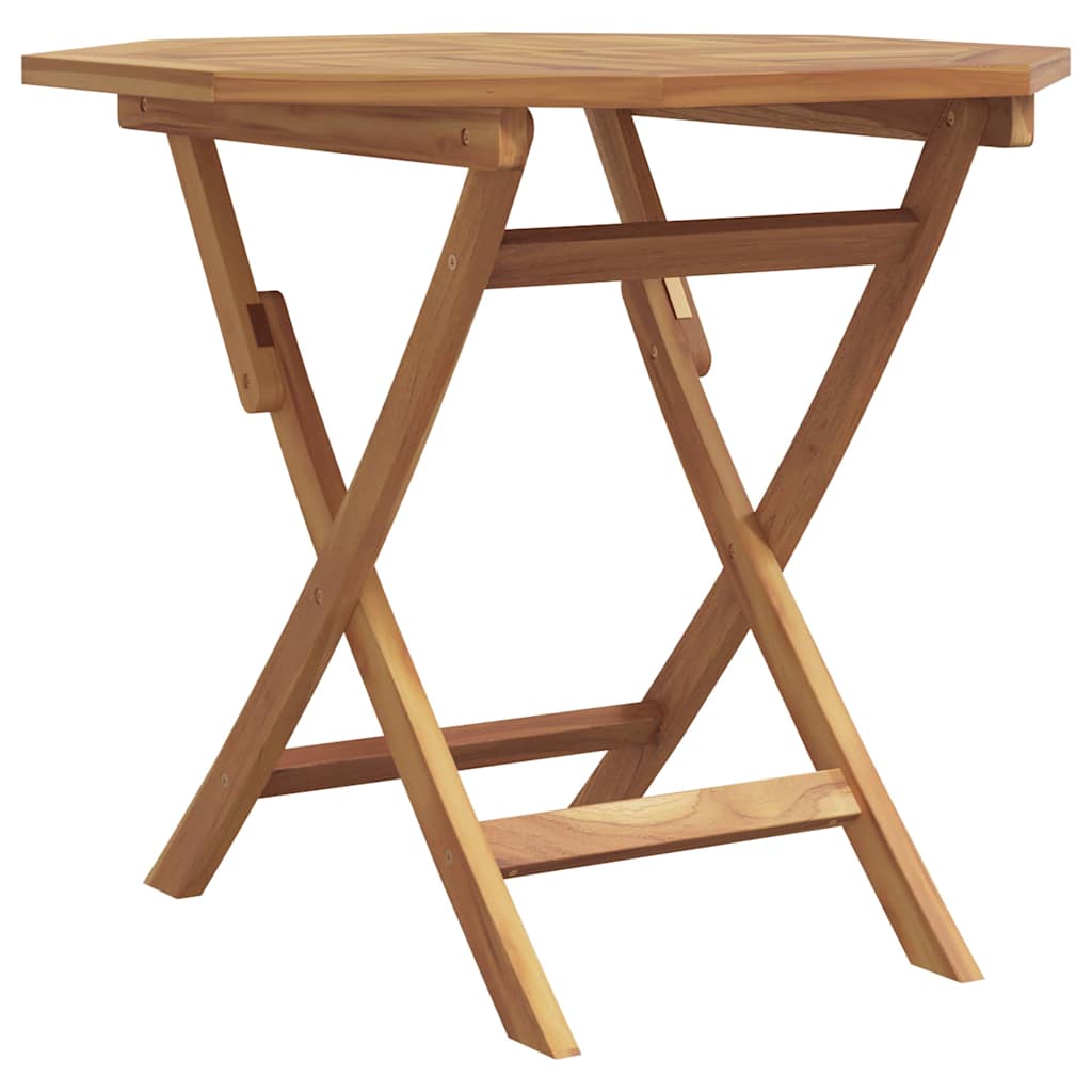 Garten-Essgruppe 2 pcs Braun Teak-Massivholz