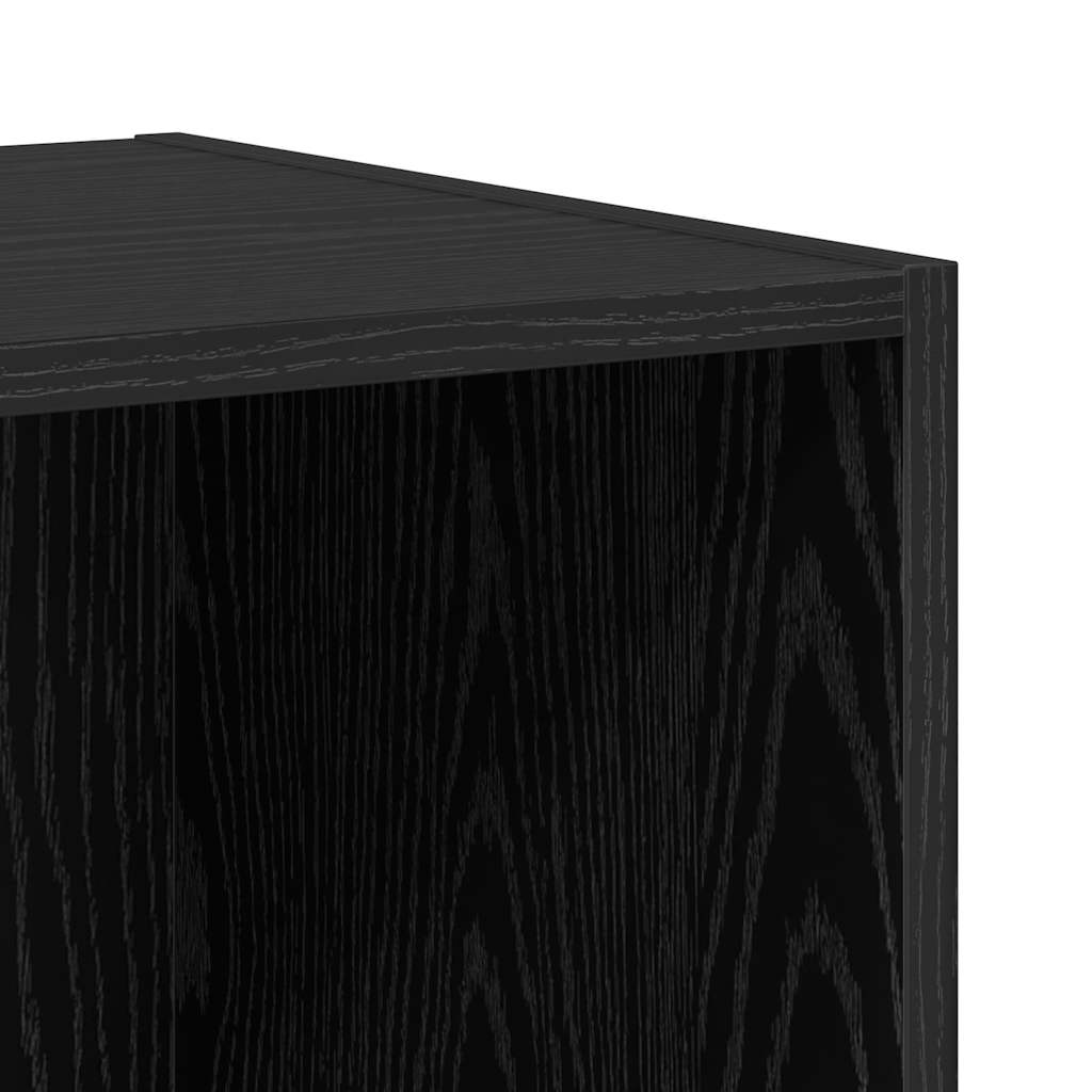 TV-Schrank-Set 4 pcs Schwarze Eiche 37 x 37 x 142,5 cm