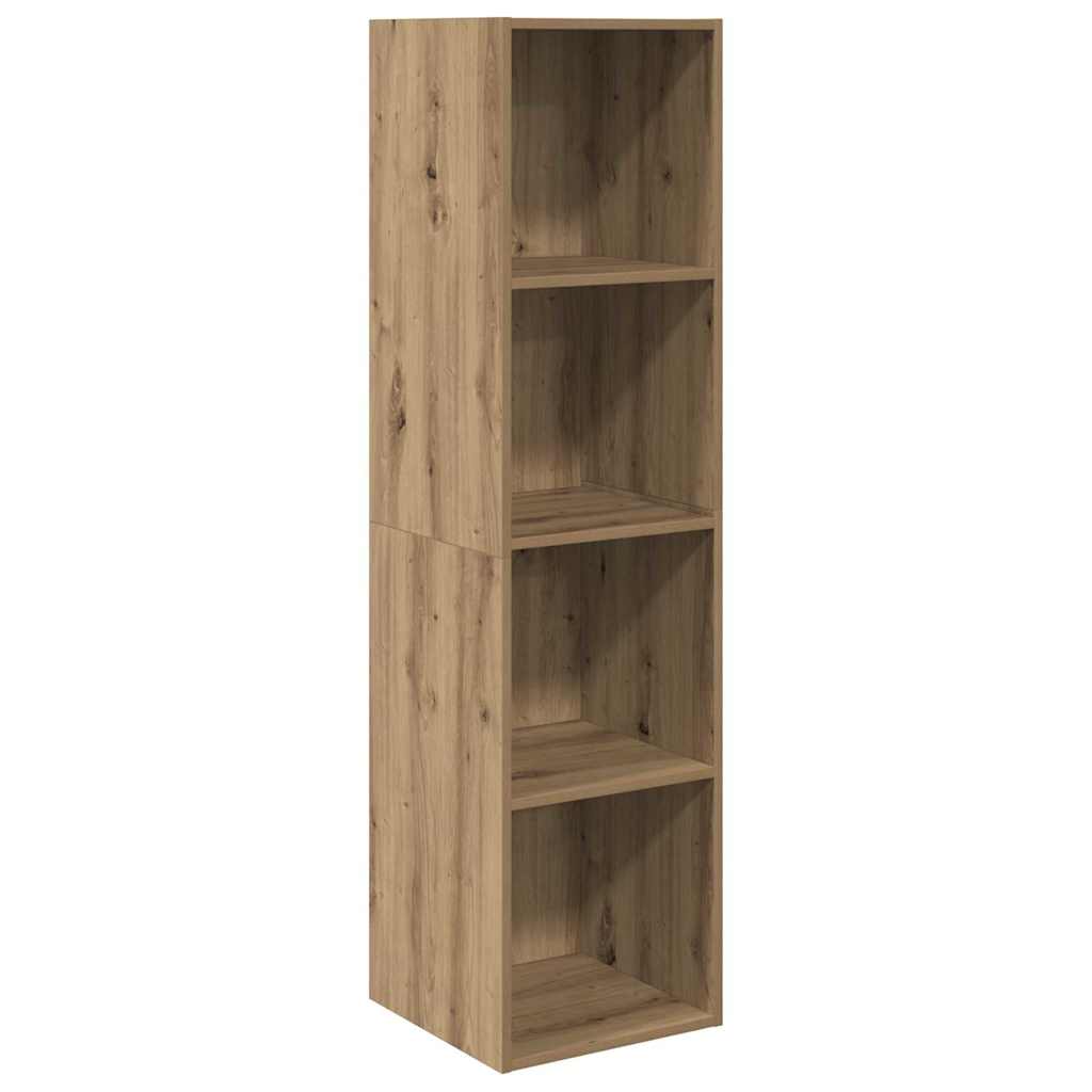 TV-Schrank-Set 4 pcs Eiche handwerklich 37 x 37 x 142,5 cm