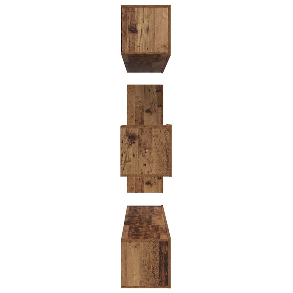 TV-Schrank-Set 8 pcs Altholz 30,5 x 30 x 90 cm Holzwerkstoff