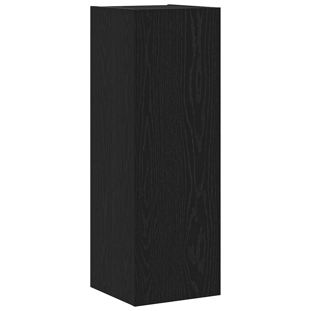 TV-Schrank-Set 10 pcs Schwarze Eiche Mittel 30,5 x 30 x 90 cm