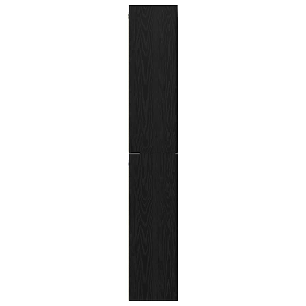 TV-Schrank-Set 10 pcs Schwarze Eiche Mittel 30,5 x 30 x 90 cm