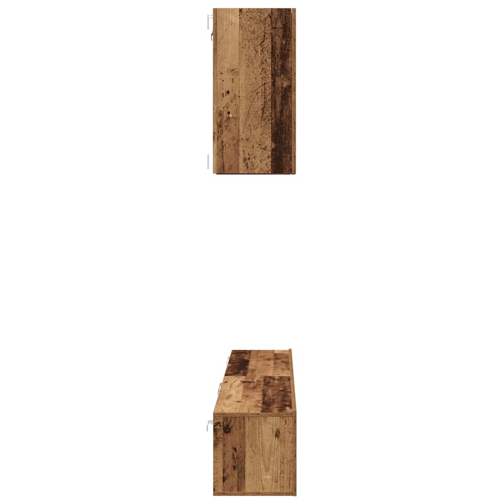 TV-Schrank-Set 5 pcs Altholz 100 x 30 x 30 cm Holzwerkstoff