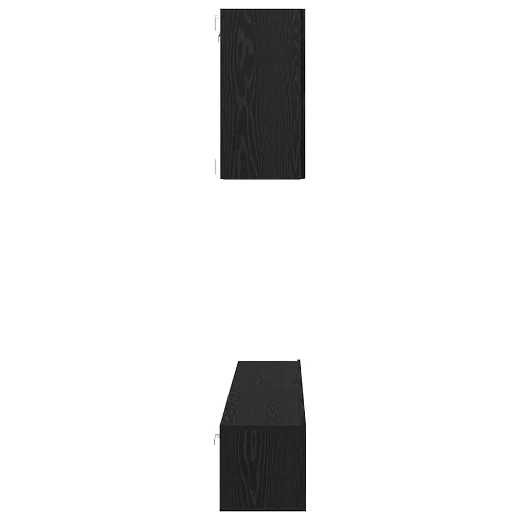 TV-Schrank-Set 5 pcs Schwarze Eiche 100 x 30 x 30 cm