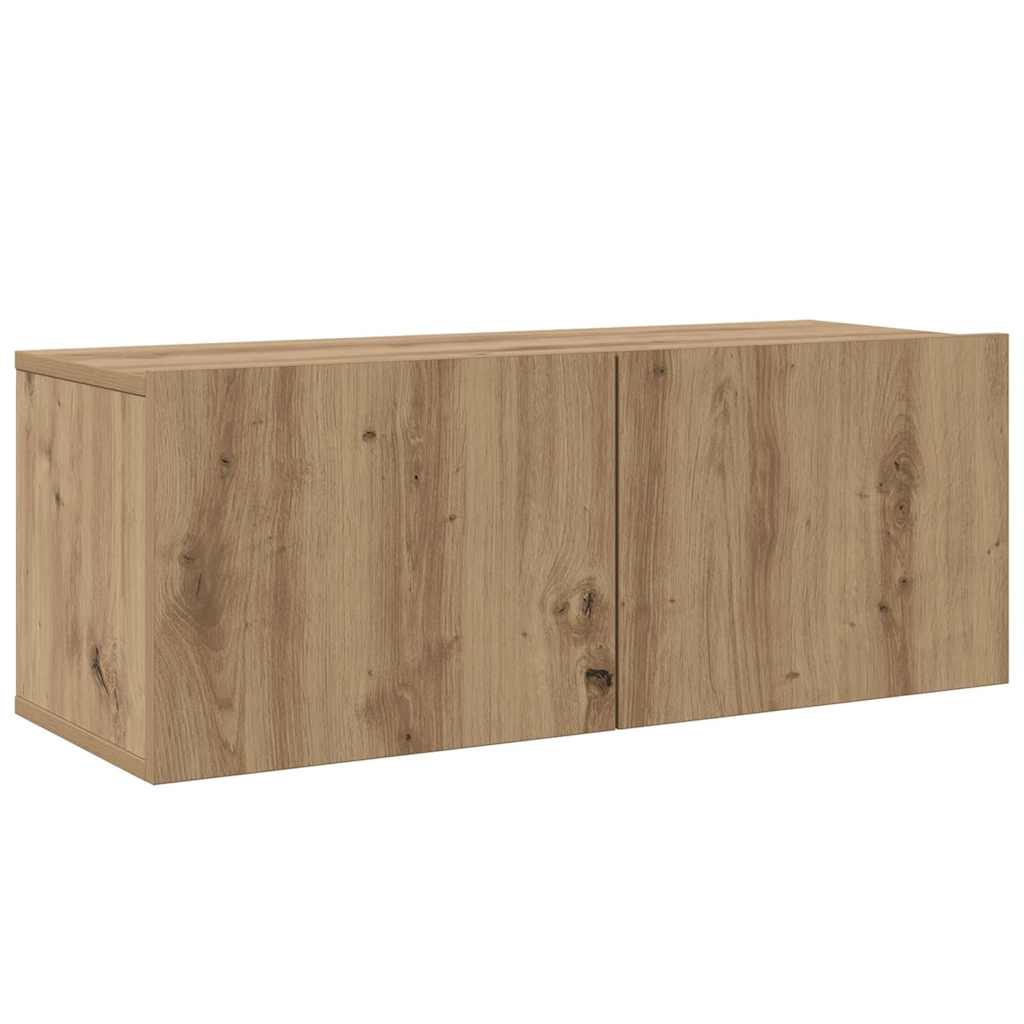 TV-Schrank-Set 5 pcs Eiche handwerklich 100 x 30 x 30 cm
