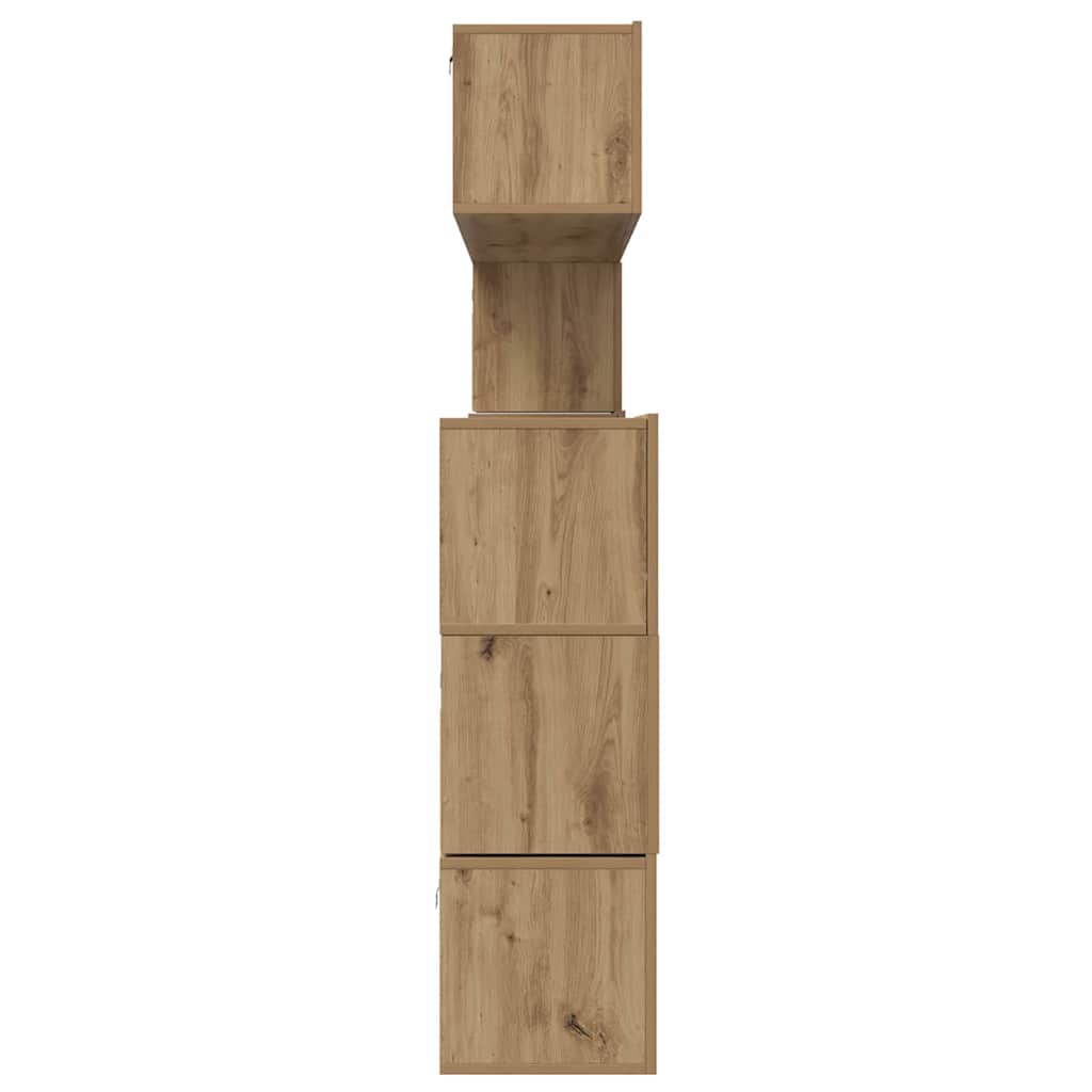 TV-Schrank-Set 8 pcs Eiche handwerklich 80 x 30 x 30 cm