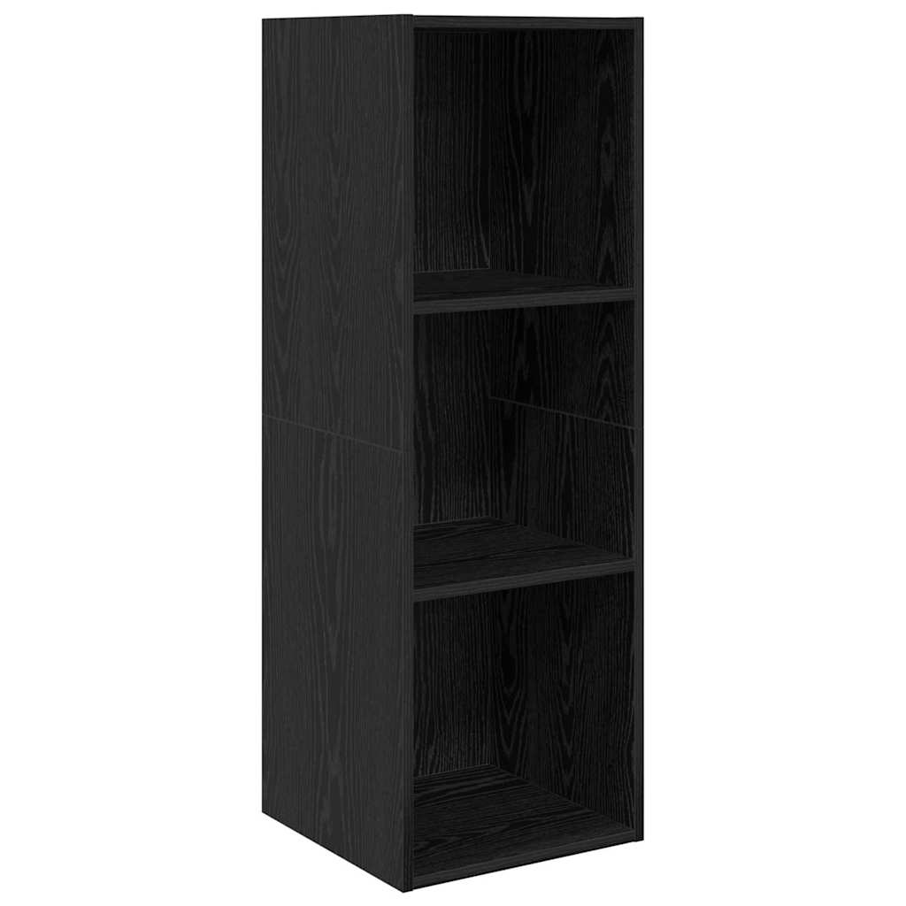 TV-Schrank-Set 4 pcs Schwarze Eiche 37 x 37 x 142,5 cm