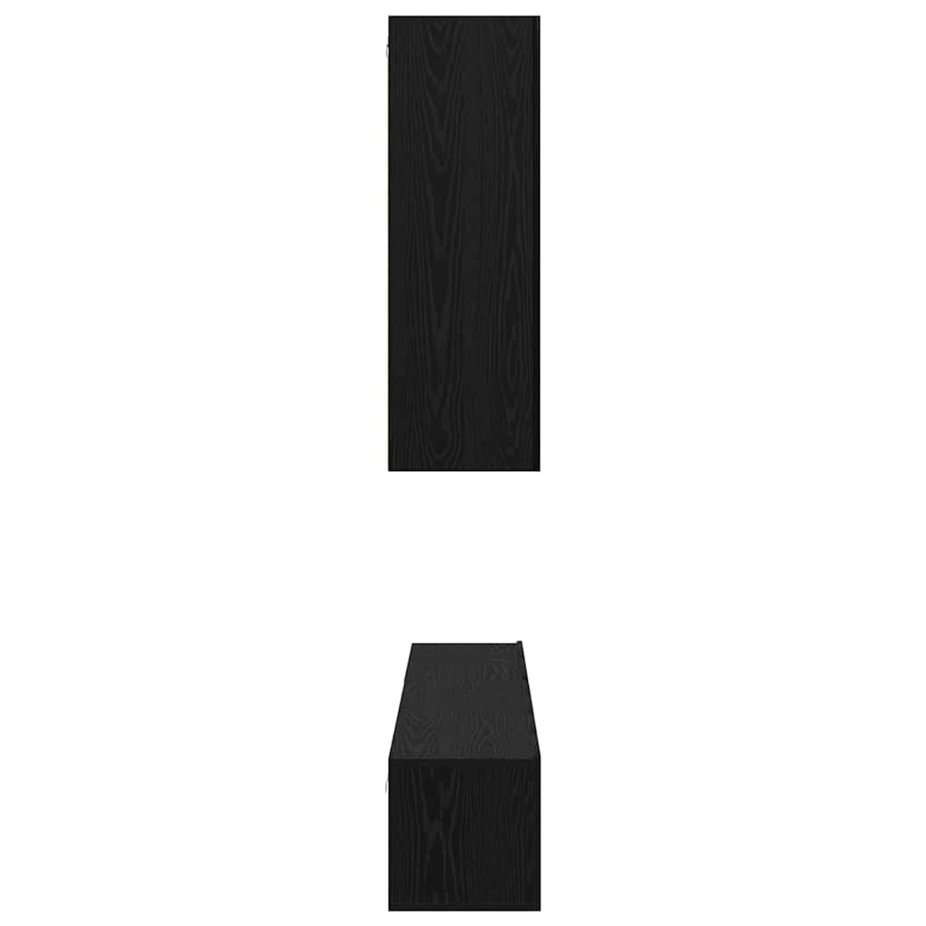 TV-Schrank-Set 6 pcs Schwarze Eiche 30,5 x 30 x 90 cm