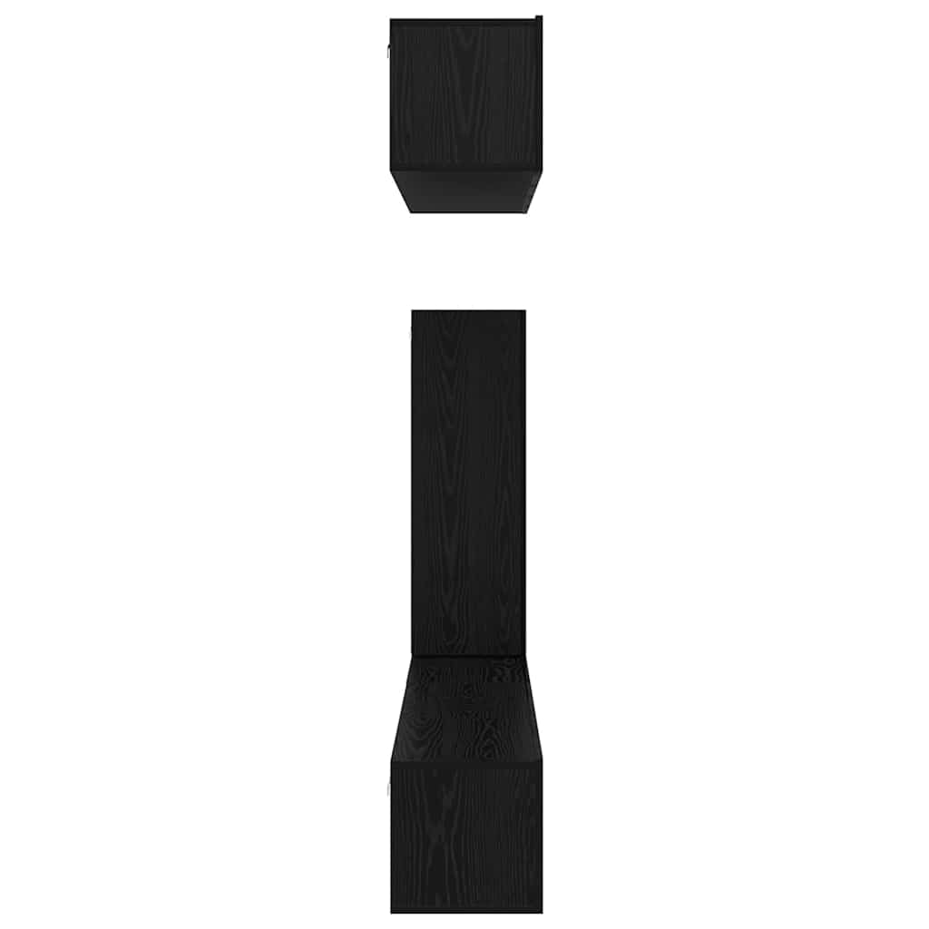 TV-Schrank-Set 6 pcs Schwarze Eiche 30,5 x 30 x 90 cm