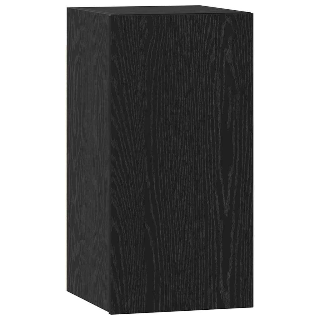 TV-Schrank-Set 4 pcs Schwarze Eiche 30,5 x 30 x 60 cm