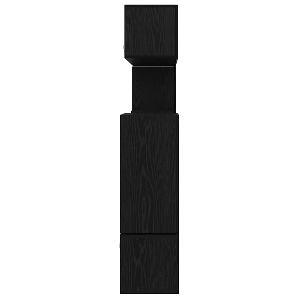TV-Schrank-Set 10 pcs Schwarze Eiche 60 x 30 x 30 cm