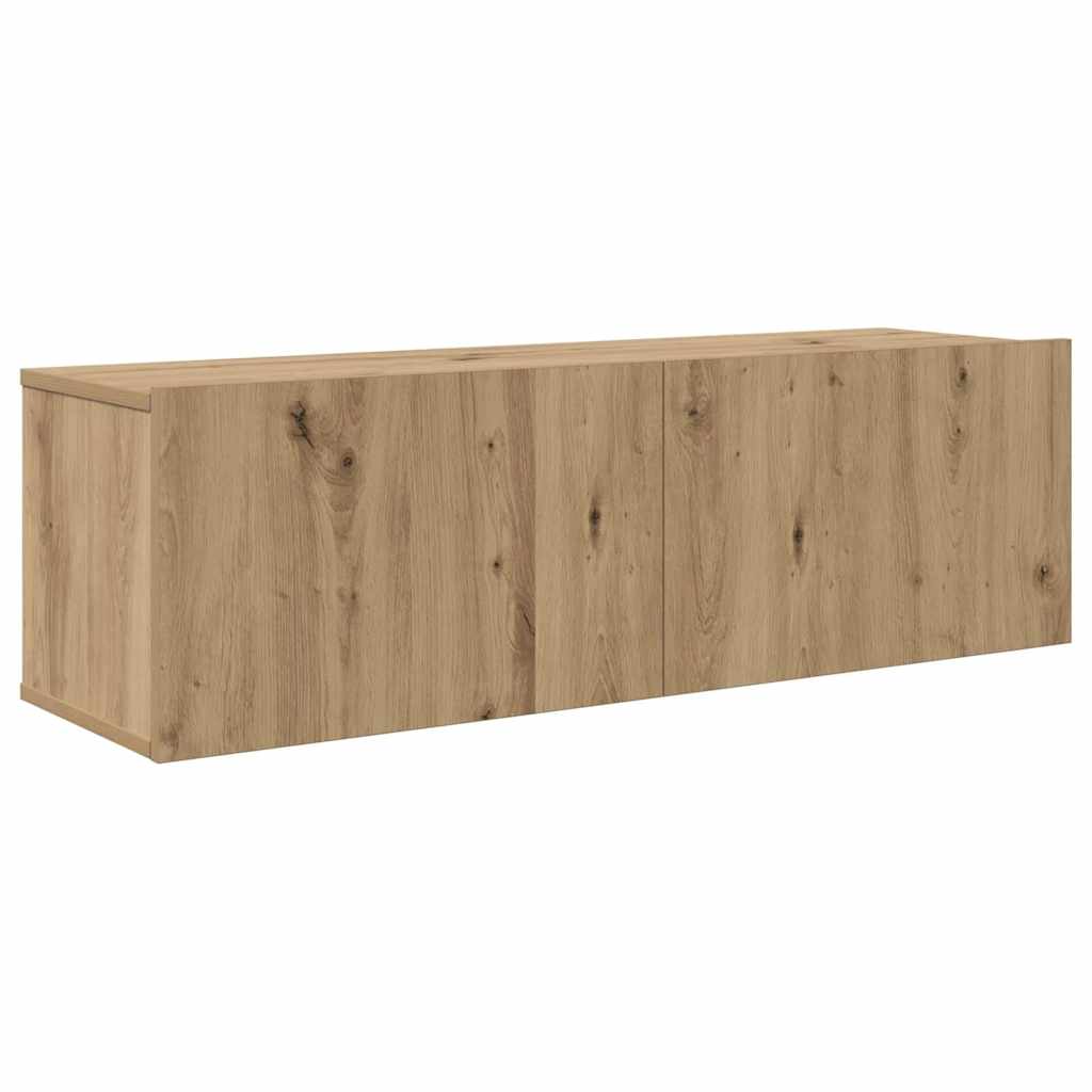 TV-Schrank-Set 8 pcs Eiche handwerklich 100 x 30 x 30 cm