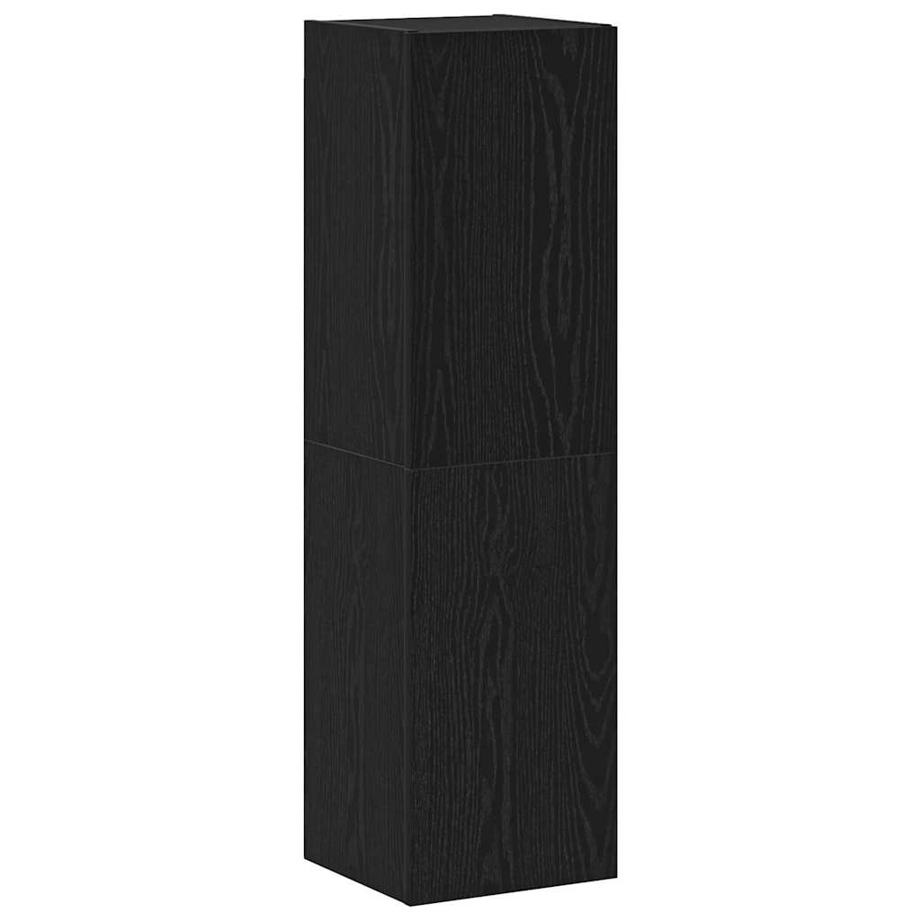 TV-Schrank-Set 4 pcs Schwarze Eiche 200 x 30 x 30 cm