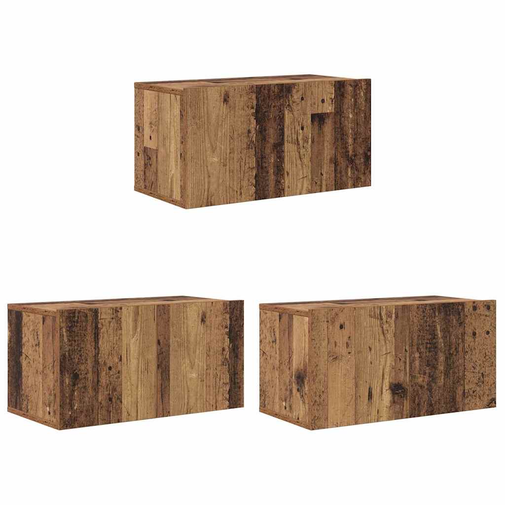 TV-Schrank-Set 8 pcs Altholz 60 x 30 x 30 cm Holzwerkstoff