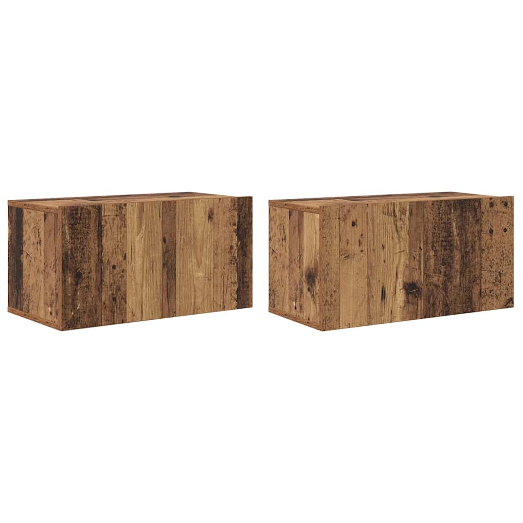 TV-Schrank-Set 8 pcs Altholz 60 x 30 x 30 cm Holzwerkstoff