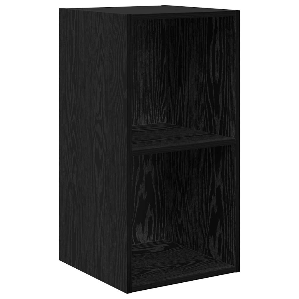 TV-Schrank-Set Schwarze Eiche 37 x 37 x 107 cm Holzwerkstoff