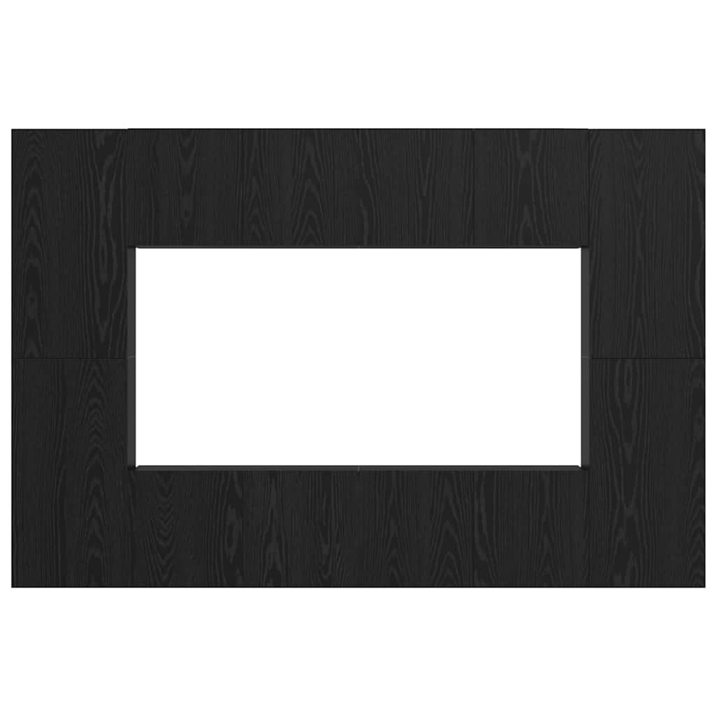 TV-Schrank-Set 8 pcs Schwarze Eiche 60 x 30 x 30 cm