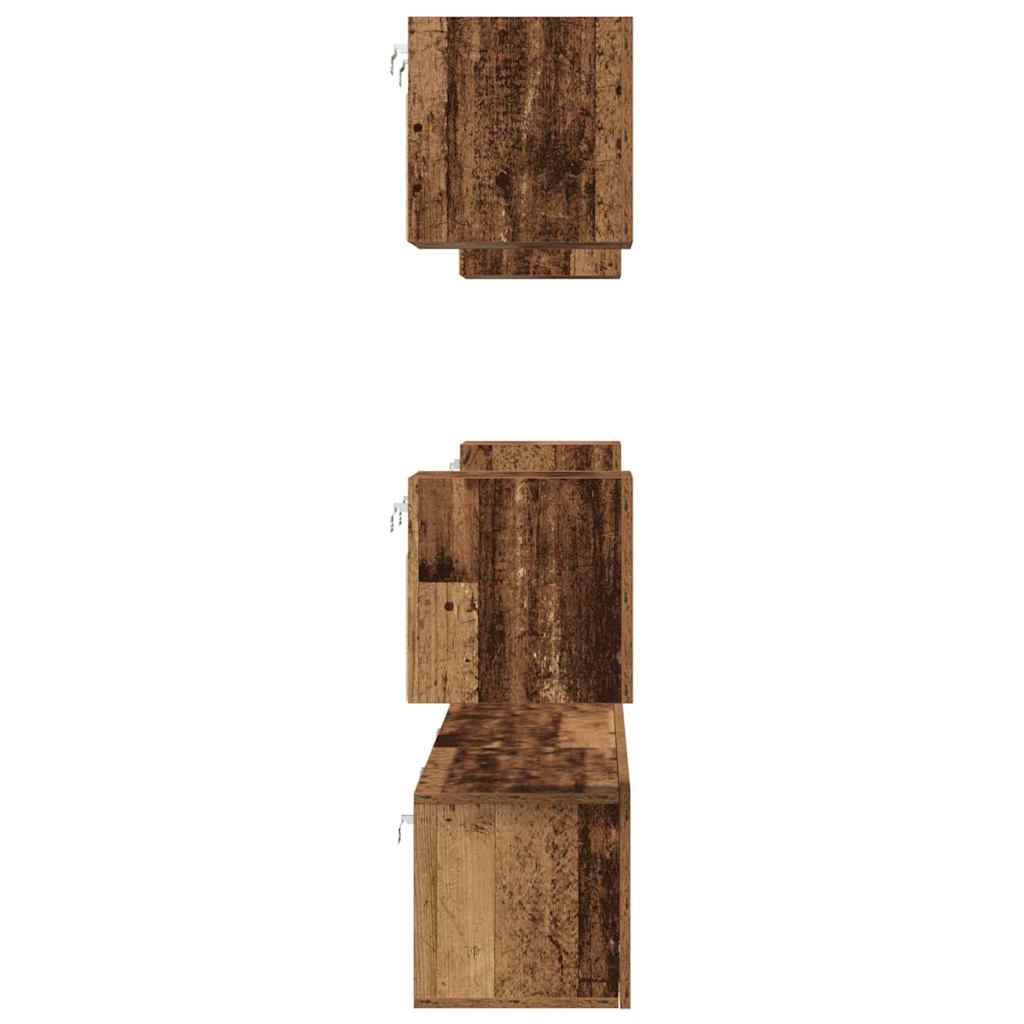 TV-Schrank-Set 7 pcs Altholz 60 x 30 x 30 cm Holzwerkstoff