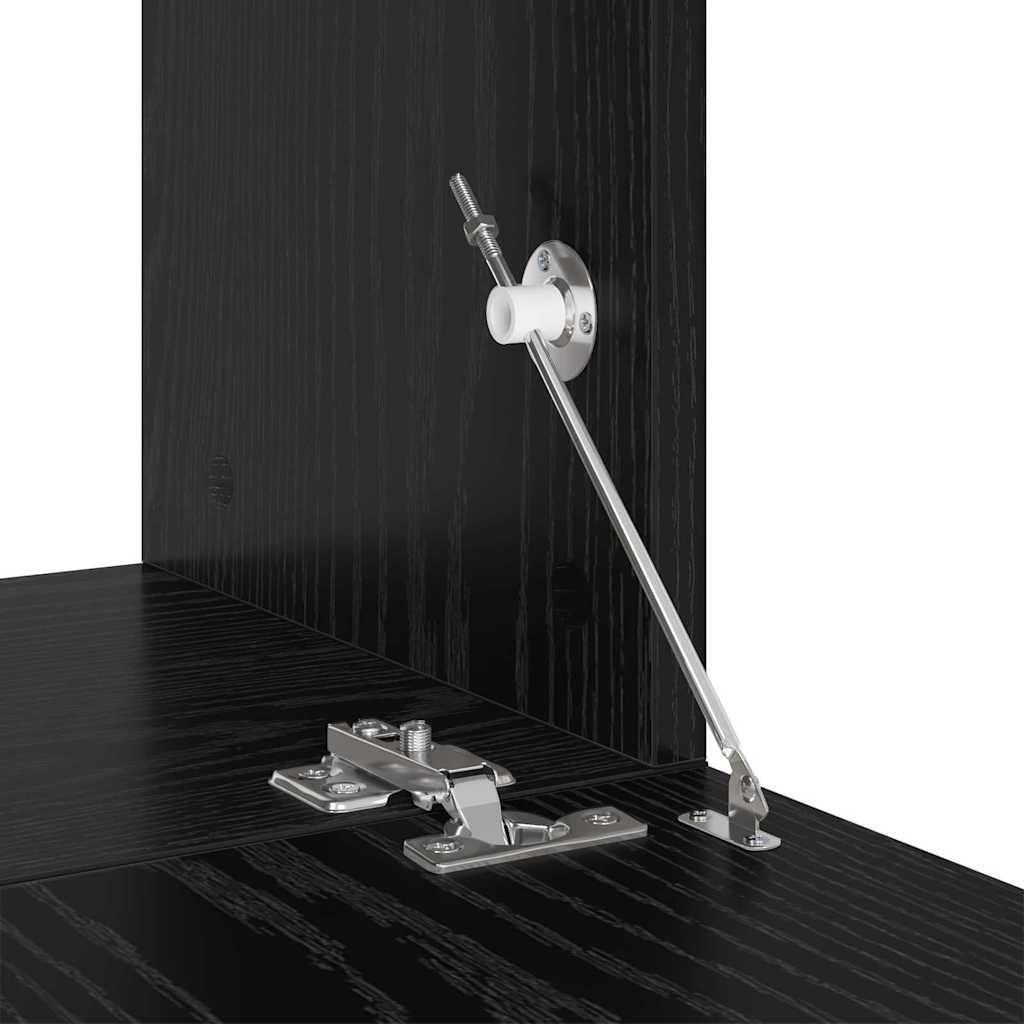 TV-Schrank-Set 4 pcs Schwarze Eiche 30,5 x 30 x 90 cm