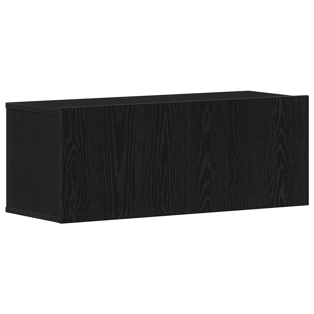 TV-Schrank-Set 4 pcs Schwarze Eiche 30,5 x 30 x 90 cm