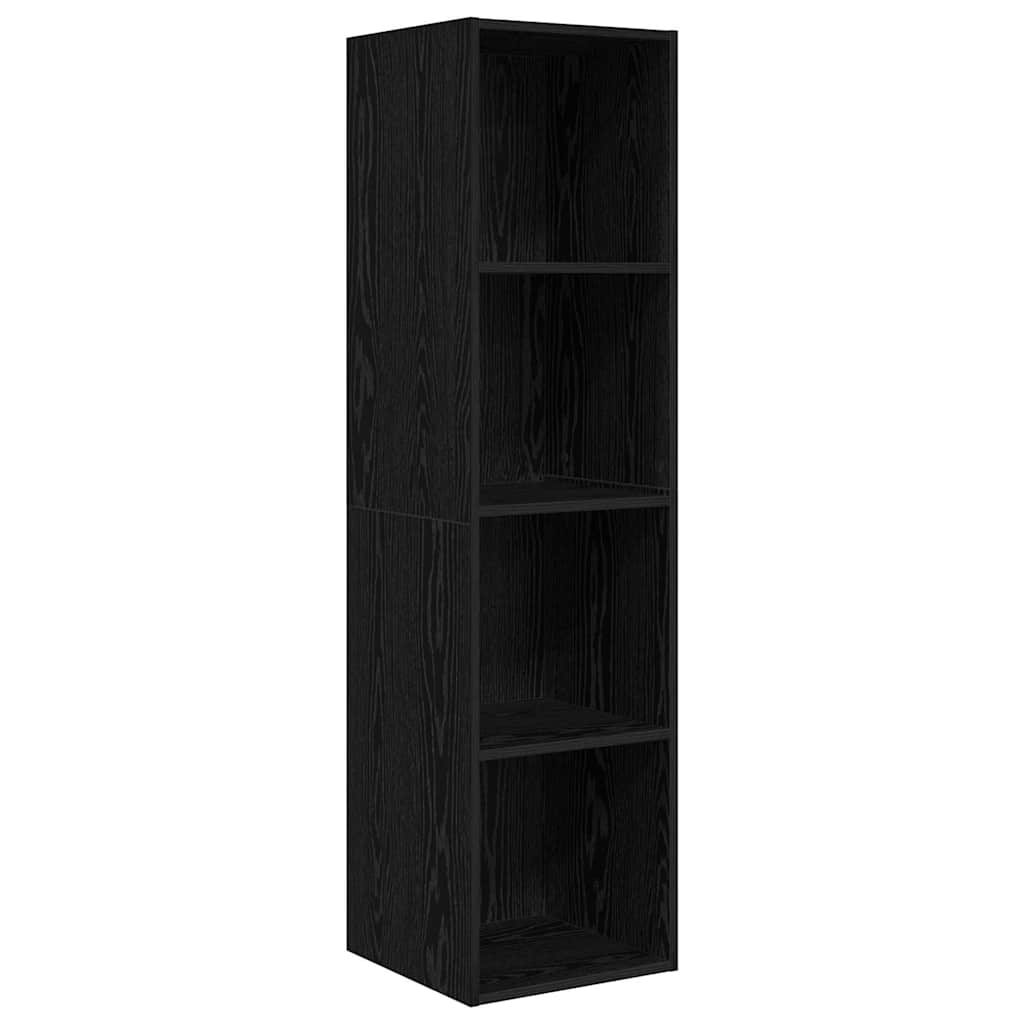 TV-Schrank-Set 4 pcs Schwarze Eiche 37 x 37 x 142,5 cm