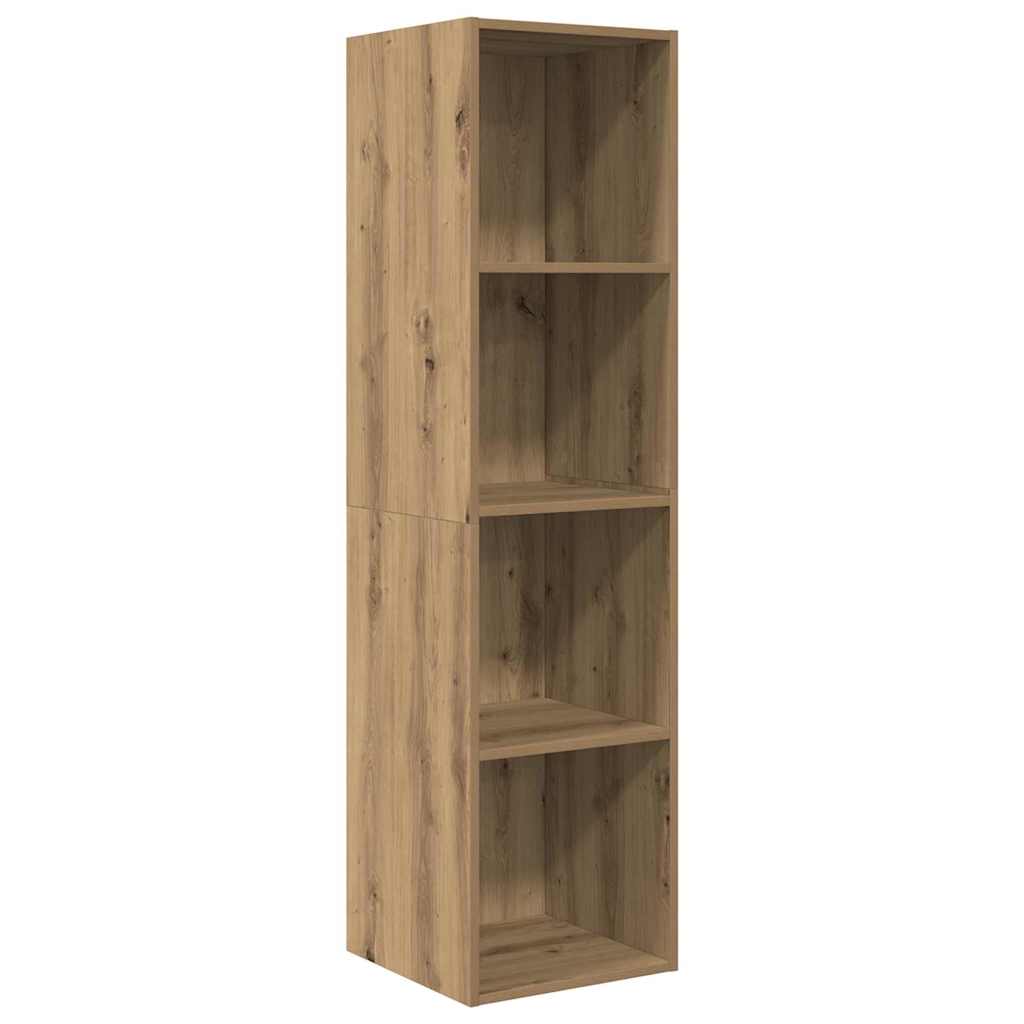 TV-Schrank-Set 4 pcs Eiche handwerklich 37 x 37 x 142,5 cm