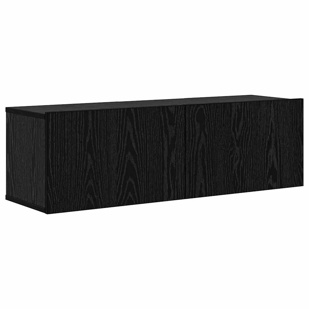 TV-Schrank-Set 9 pcs Schwarze Eiche 100 x 30 x 30,5 cm