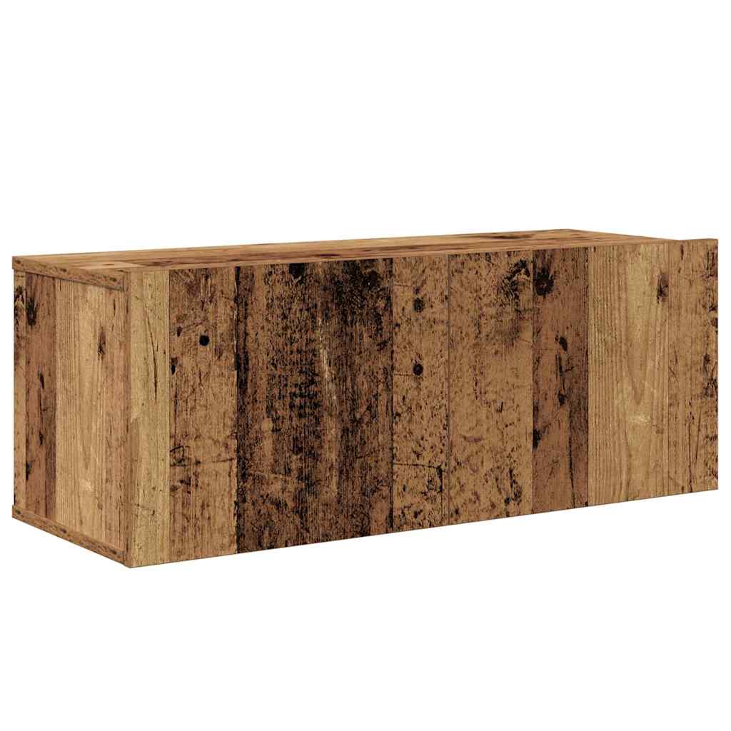 TV-Schrank-Set 6 pcs Altholz 100 x 30 x 30 cm Holzwerkstoff
