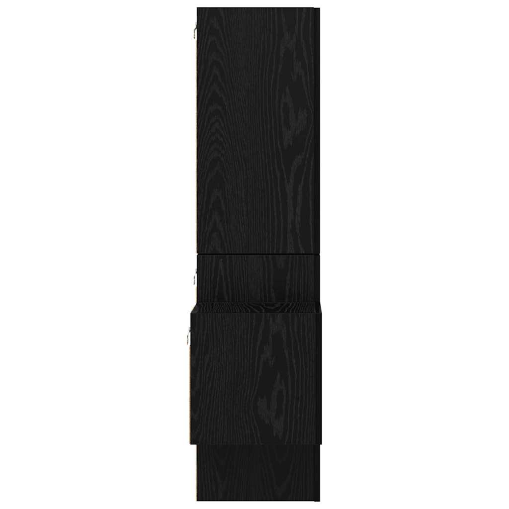 TV-Schrank-Set 5 pcs Schwarze Eiche 181 x 30 x 120 cm