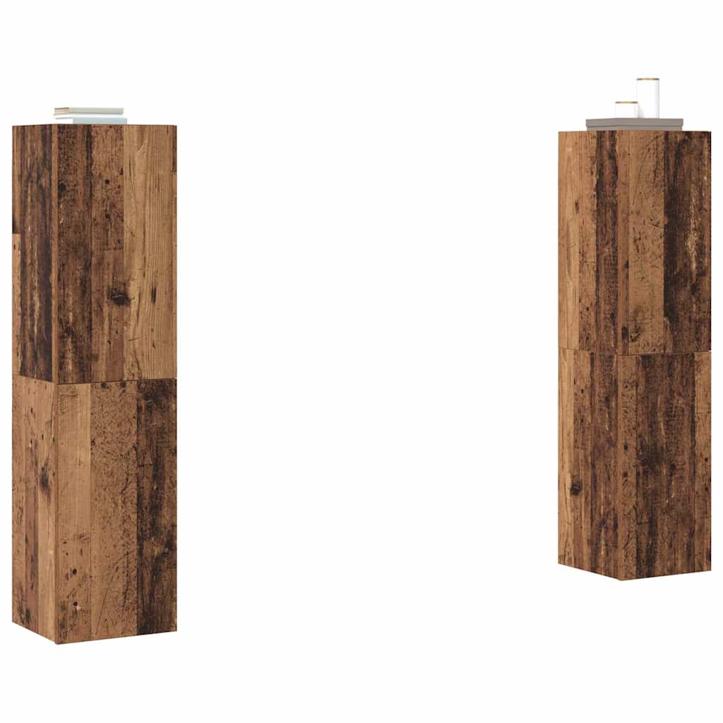 TV-Cabinet-Set 4 pcs Altholz 30,5 x 30 x 60 cm Holzwerkstoff