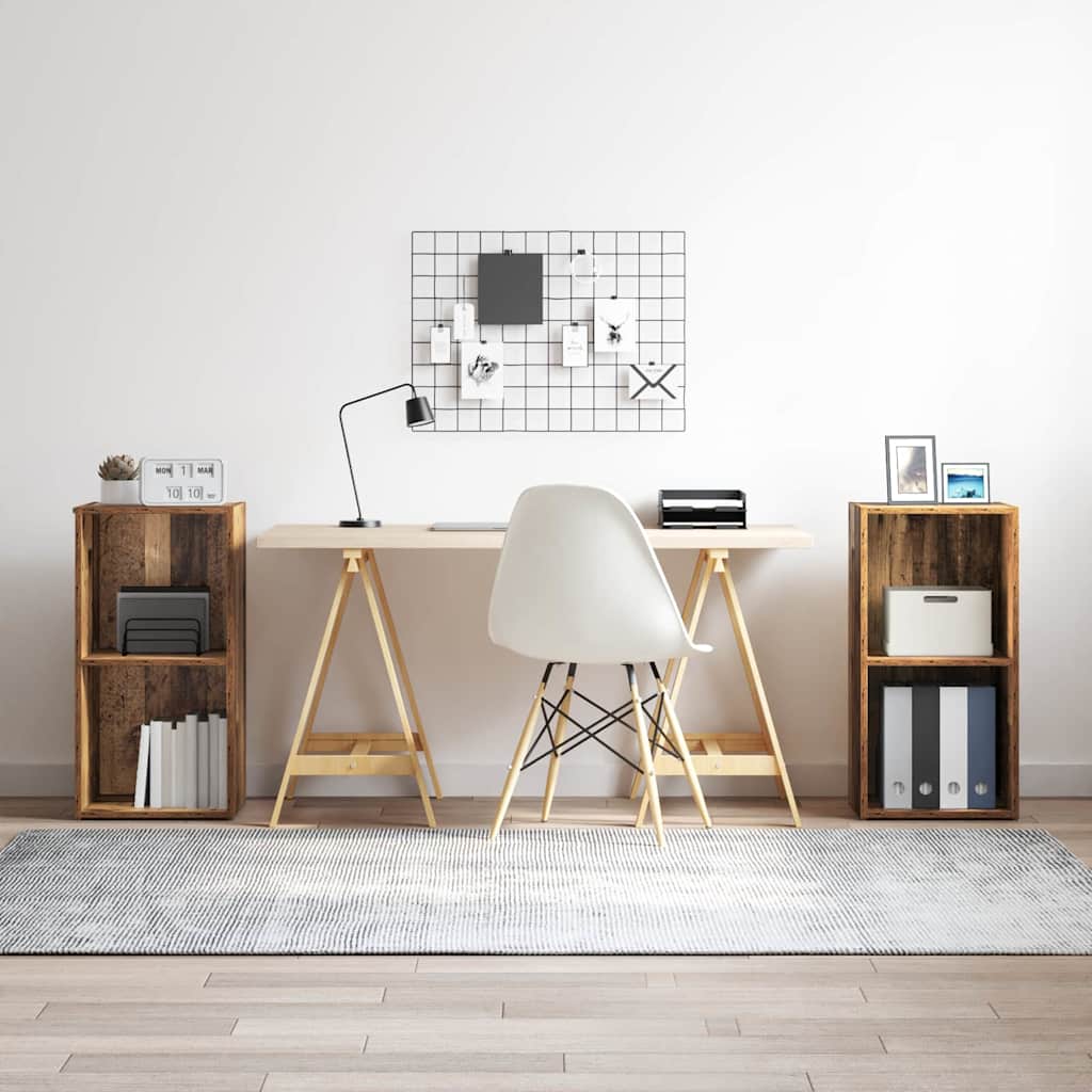 TV-Schrank-Set 2 pcs Altholz Holzwerkstoff