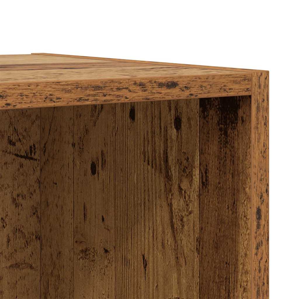 TV-Schrank-Set 2 pcs Altholz 37 x 37 x 142,5 cm Holzwerkstoff