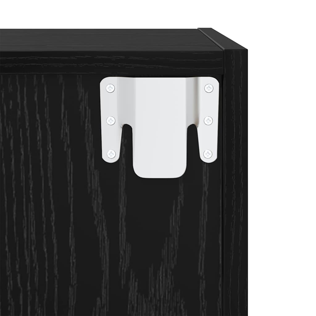 TV-Schrank-Set 2 pcs Schwarze Eiche 37 x 37 x 142,5 cm