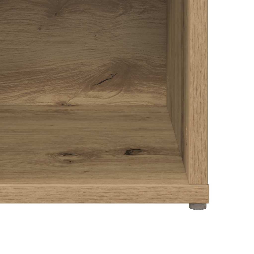 TV-Schrank-Set 2 pcs Eiche handwerklich 107 x 35 x 37 cm