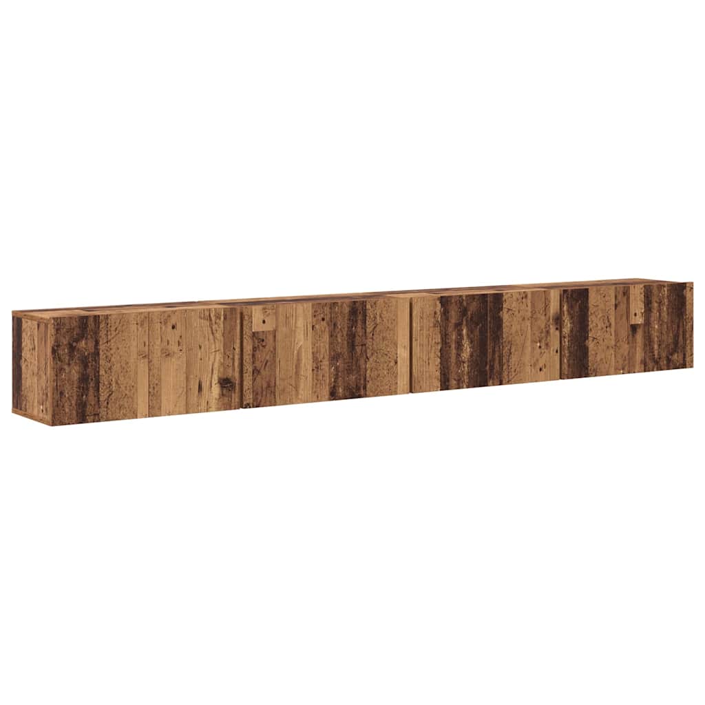 TV-Schrank-Set 4 pcs Altholz 60 x 30 x 30 cm Holzwerkstoff