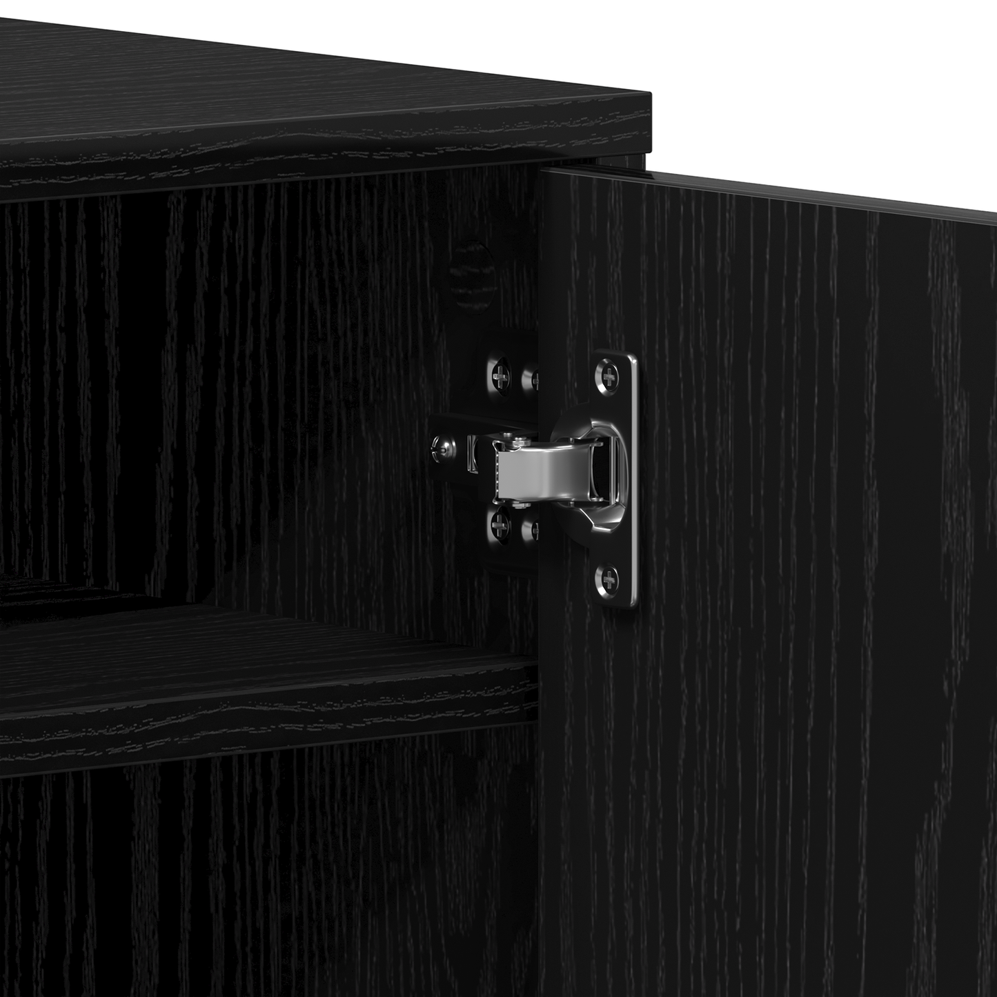 Schuhschrank Schwarze Eiche 32 x 35 x 92 cm Holzwerkstoff