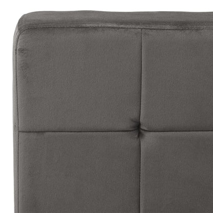 Relaxstuhl 65x79x87 cm Dunkelgrau Samt