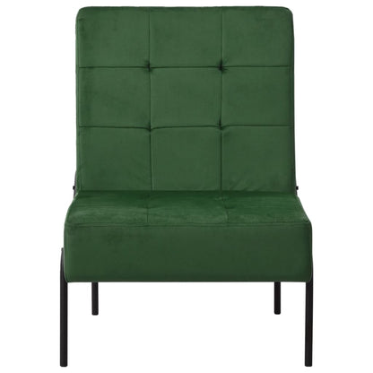 Relaxstuhl 65x79x87 cm Dunkelgrün Samt
