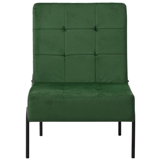 Relaxstuhl 65x79x87 cm Dunkelgrün Samt