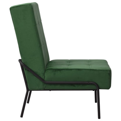 Relaxstuhl 65x79x87 cm Dunkelgrün Samt
