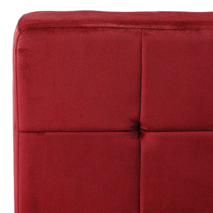 Relaxstuhl 65x79x87 cm Weinrot Samt