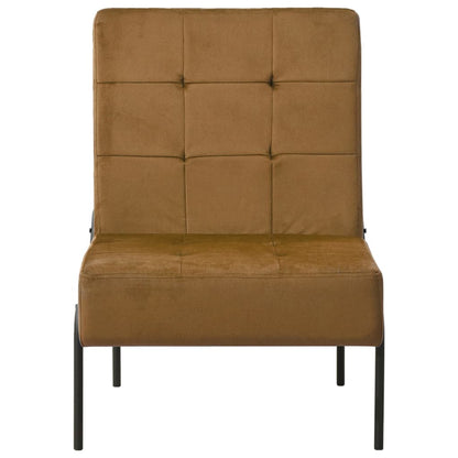 Relaxstuhl 65x79x87 cm Braun Samt