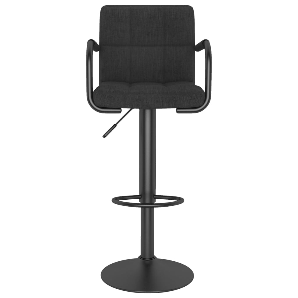 Barhocker Schwarz Stoff
