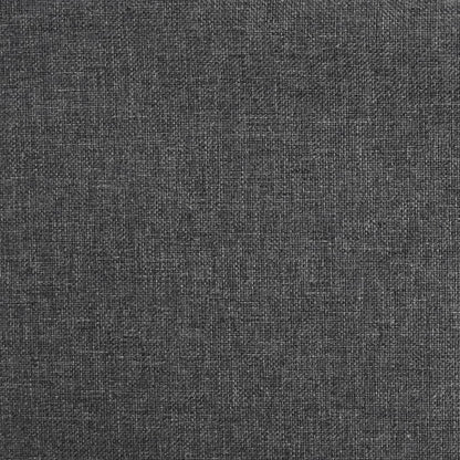 Barhocker 2 Stk. Dunkelgrau Stoff