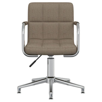 Bürostuhl Drehbar Taupe Stoff