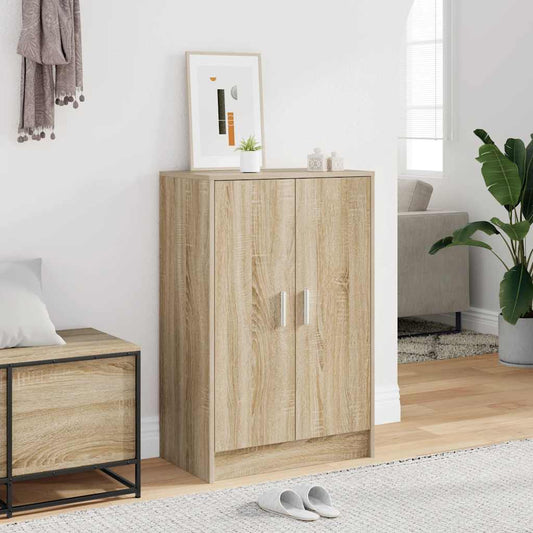 Schuhschrank Sonoma-Eiche 60x35x92 cm Holzwerkstoff