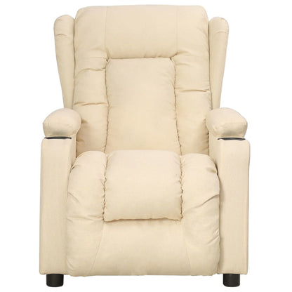 Relaxsessel Creme Stoff