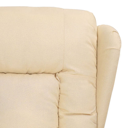 Relaxsessel Creme Stoff