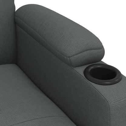 Relaxsessel Dunkelgrau Stoff