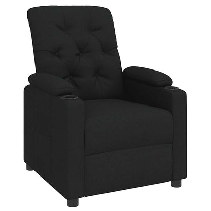 Relaxsessel Schwarz Stoff